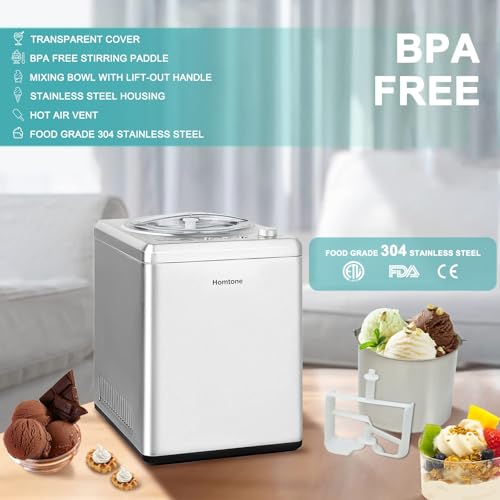 2.64 QT Ice Cream Maker with Built