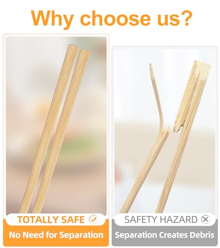 200Pairs Bamboo Chopsticks Disposable