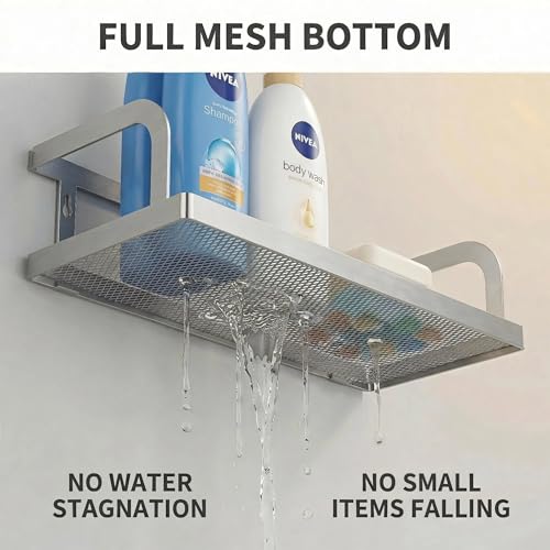 2 Pack 16.5" Extra Long Slim Hollowout Shower Caddy (2 Count)