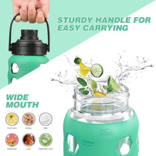 Glass Water Bottle