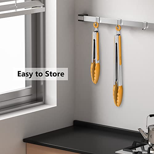 2 Pack Silicone Kitchen Tongs (2 Count)