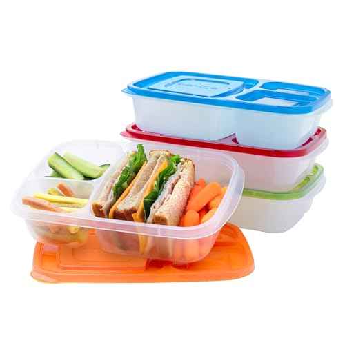 Easyboxes Original Stackable Lunch Boxes (4 Count)