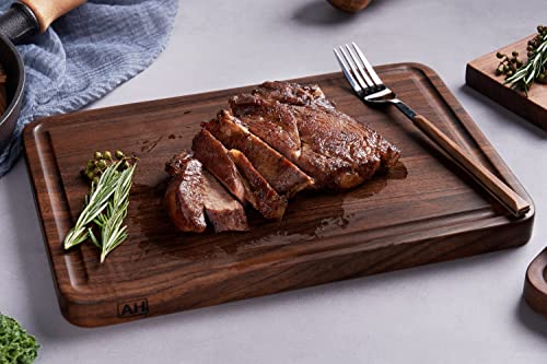 Walnut Wood Cutting Board for Kitchen 12x8 in Wooden Chopping Board