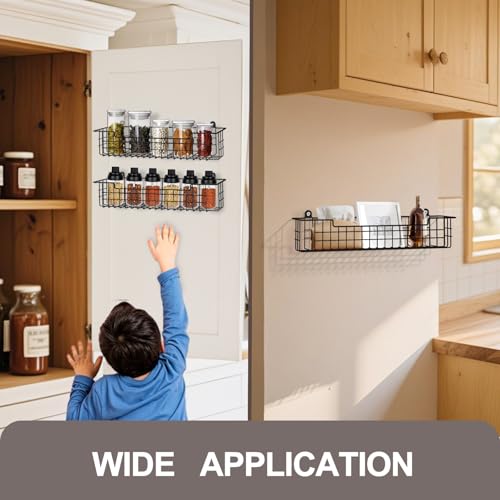 Wall Mounted Spice Rack Organizer (2 Count)