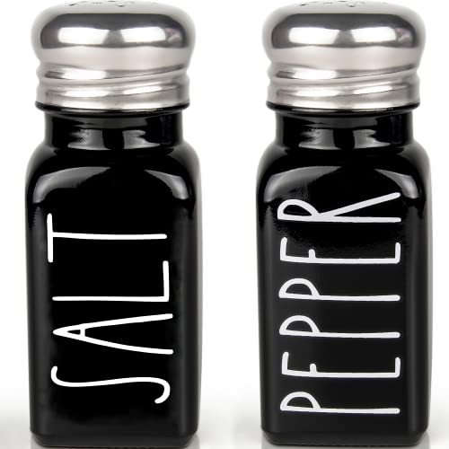 Black Salt and Pepper Shakers Set by Brighter Barns