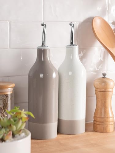 Ceramic Oil Dispenser Bottle (2 Count)