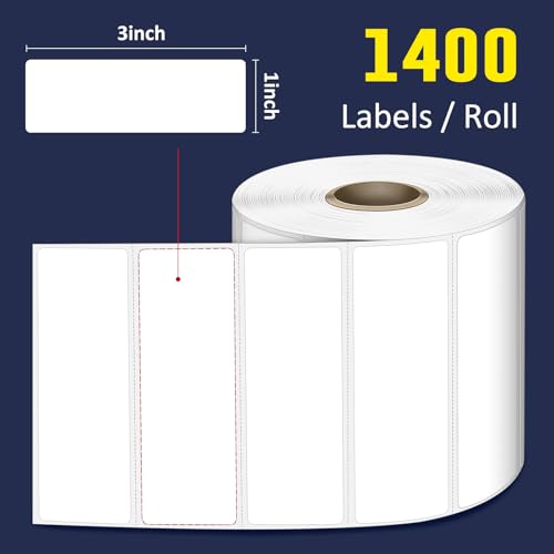 L LIKED 3" x 1" Direct Thermal Label (1400 Count)