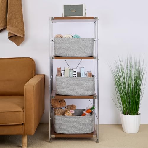 Large Storage Baskets for Organizing (4 Count)