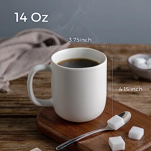 14oz Coffee Mugs Set of 6 (6 Count)