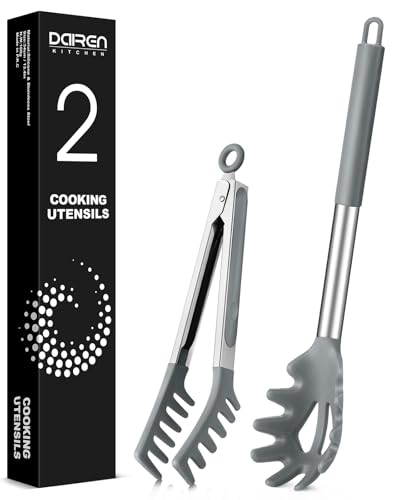 Silicone Spaghetti Spoon and Pasta Tong