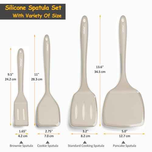 Silicone Spatula Set (4 Count)