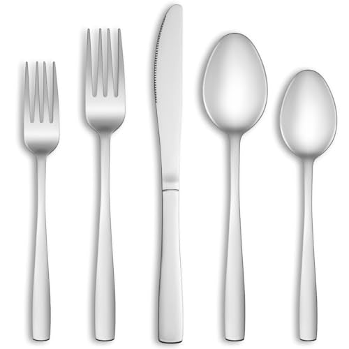 30 Piece Silverware Set Service for 6 (30 Count)