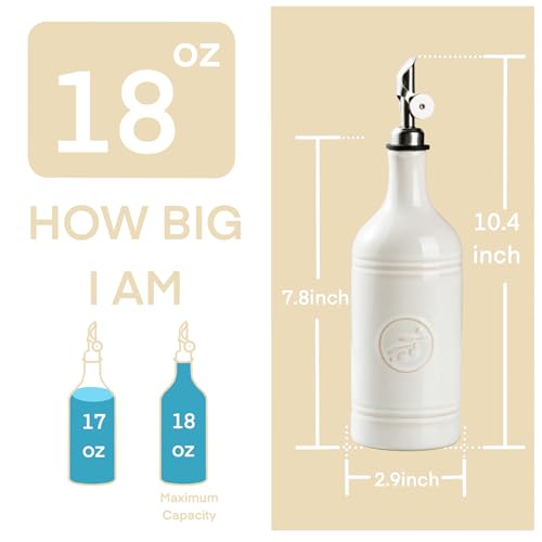 Olive Oil Dispenser Bottle with Spout
