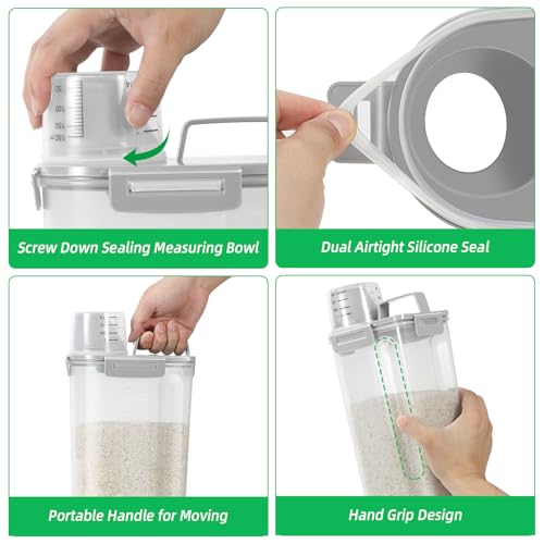 Rice Container 2 Pack 5 Lbs (2 Count)