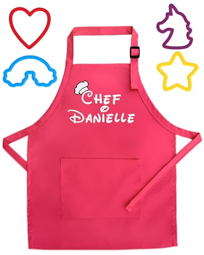 Personalized Kids Apron and Cookie Cutter Bundle