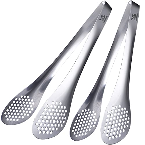 11Inch Kitchen Cooking Food Tongs Stainless Steel Buffet Tongs