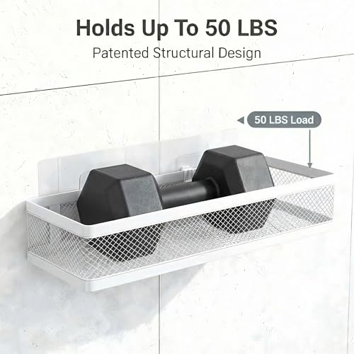 16.5 Inch Extra Long Slim Mesh Shower Caddy (2 Count)