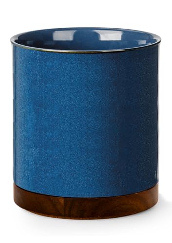 Ceramic Rotating Kitchen Utensil Holder for Countertop