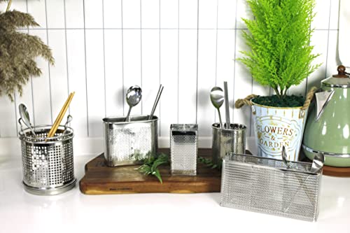 Kitchen Utensil Chopsticks Perforated Holder with Hooks
