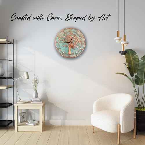 Handmade Copper Wall Clock Artisan Touch in Every Piece