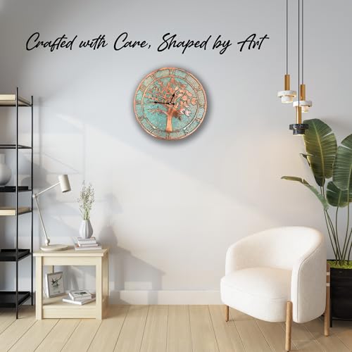 Handmade Copper Wall Clock Artisan Touch in Every Piece