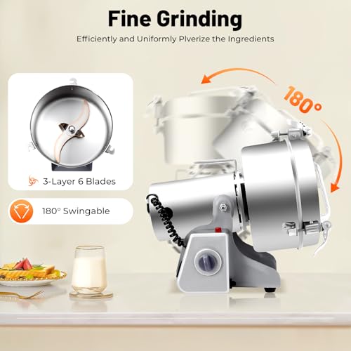 Electric Grain Mill Grinder