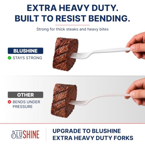 Extra Heavy Duty Plastic Forks (400 Count)