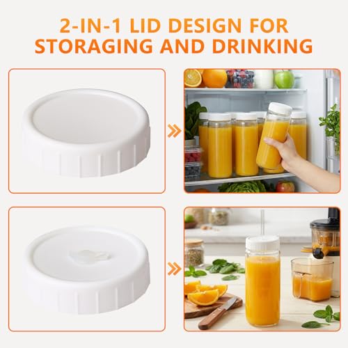 Glass Juice Bottles (10 Count)