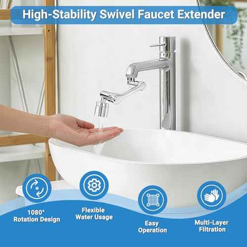 1080° Swivel Faucet Extender