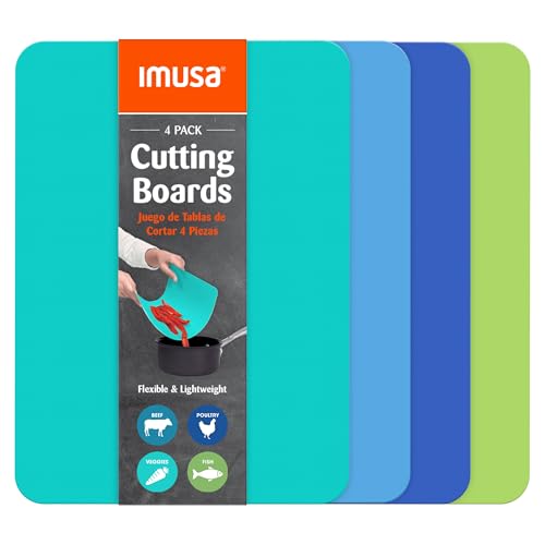 IMUSA Plastic Cutting Board Mats (4 Count)