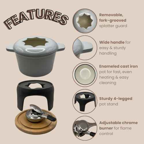 Cast Iron Fondue Set 15