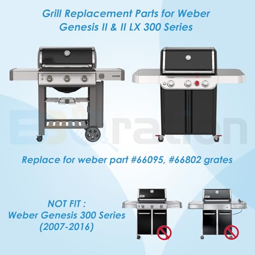 66095 18.75" Grill Grates for Weber GS4 Genesis II 300 and Genesis II LX 300 Series