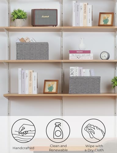Wicker Storage Baskets (2 Count)