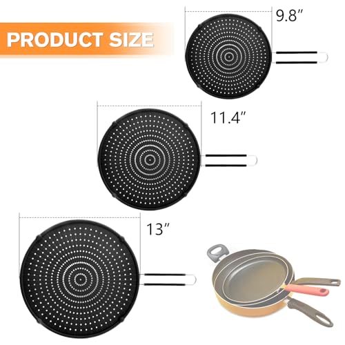 Splatter Screen for Frying Pan (3 Count)