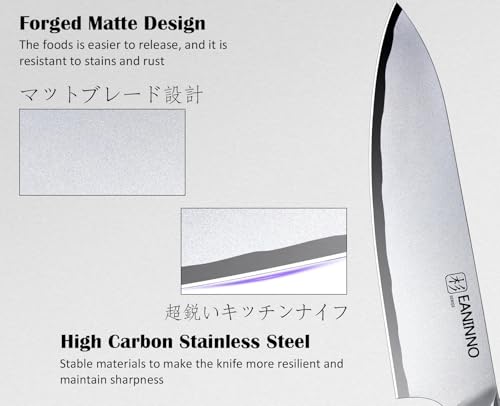 Chef Knife 8 inch Kitchen Japanese High Carbon Steel Sharp Knife