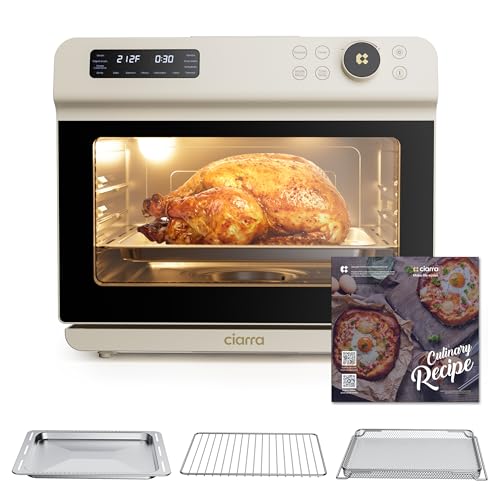 12-in-1 Countertop Steam Oven with Air Fryer, 25.4QT Nosh Oven Pro
