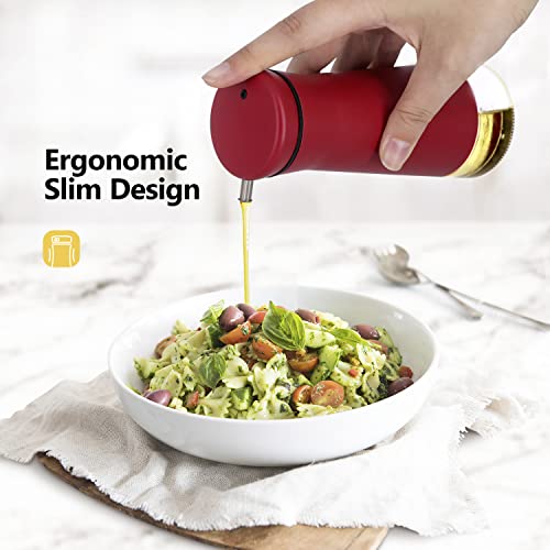 Red Oil And Vinegar Dispenser Set (2 Count)