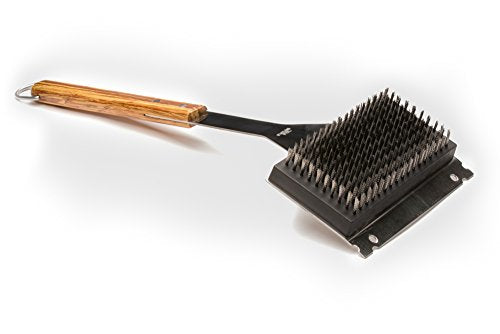 QVG40 Verde Collection Grill Brush with Replaceable Bristles and Scraper
