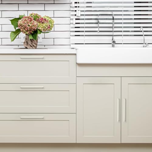 Brushed Nickel Cabinet Handles Cabinet Pulls 7 (10 Count)