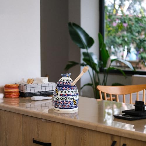 10oz Handpainted Ceramic Honey Dispenser (10 Fl Oz)