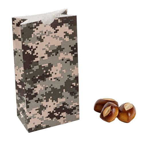 Camouflage Paper Bag (100 Count)