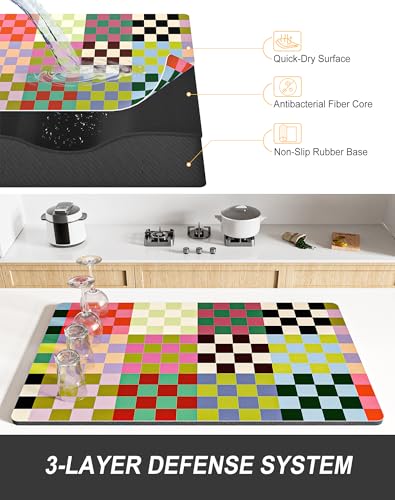 Dish Drying Mat for Kitchen Counter