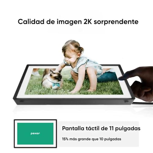 Black 11'' 2K WiFi Digital Picture Frame
