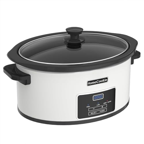 7 Quart Programmable Slow Cooker with Timer Keep Warm