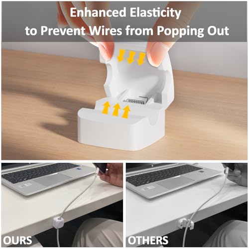 Rotatable Cord Organizer (8 Count)