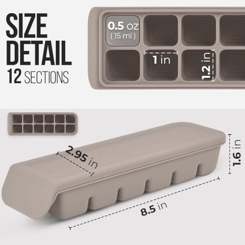 Baby Food Freezer Tray with Lid (4 Count)