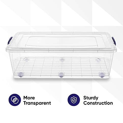 Storage Bins with Lids (2 Count)