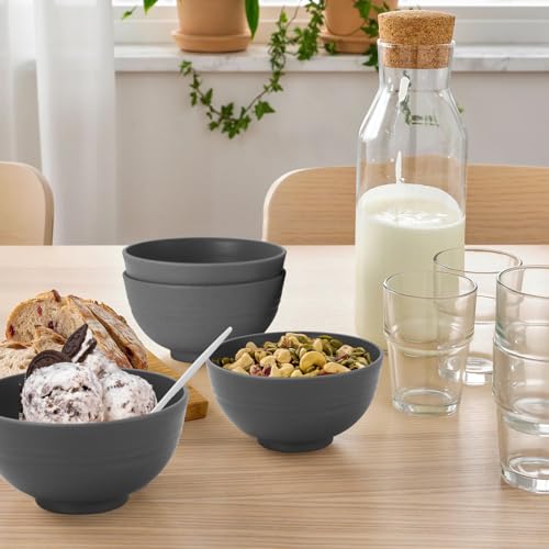 wheat straw small bowls 10oz set of 8