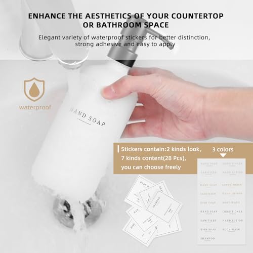 Glass Soap Dispenser (2 Count)