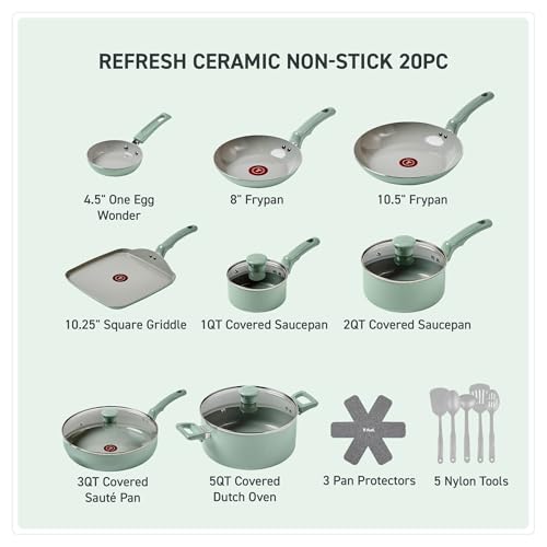 Refresh Ceramic Nonstick Cookware Set